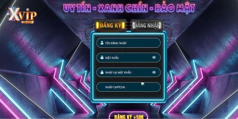 Người chơi có thể dễ dàng tạo lập ID chơi tại XVIP.